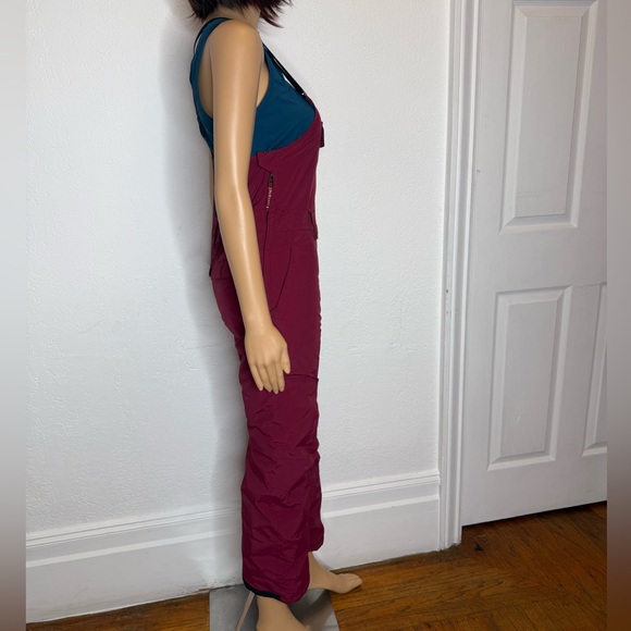 Burton Skylar Snow Bib 2L Pant YOUTH Kid's Size M US 10 Snowboarding Burgundy - Picture 5 of 11